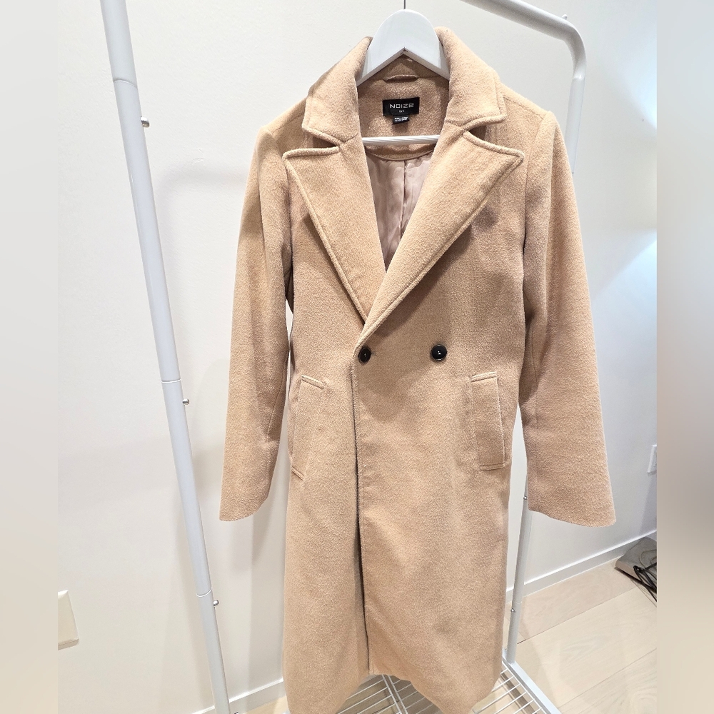 NOIZE Long Wool Coat